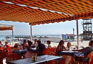 Cabopino has some high quality beach bars (chiringitos)