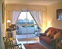 Living room and balcony of 3 bedroomed apartment near Calahonda, Costa del Sol
