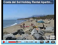 Video of our Cabopino apartments and beach and marina